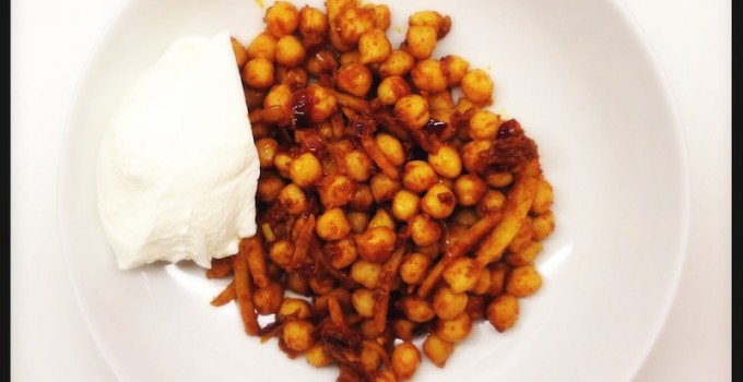 Kichererbsen mit Curry