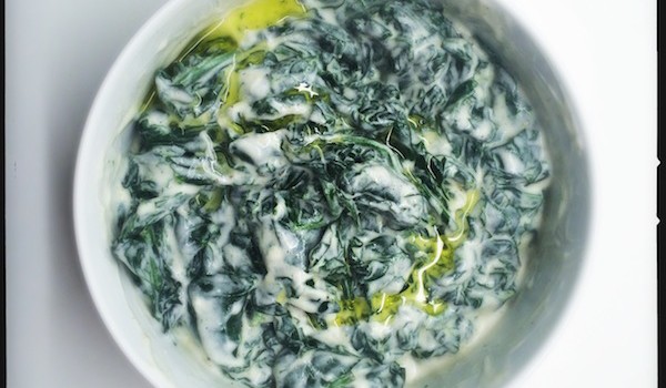 Spinat mit Joghurt